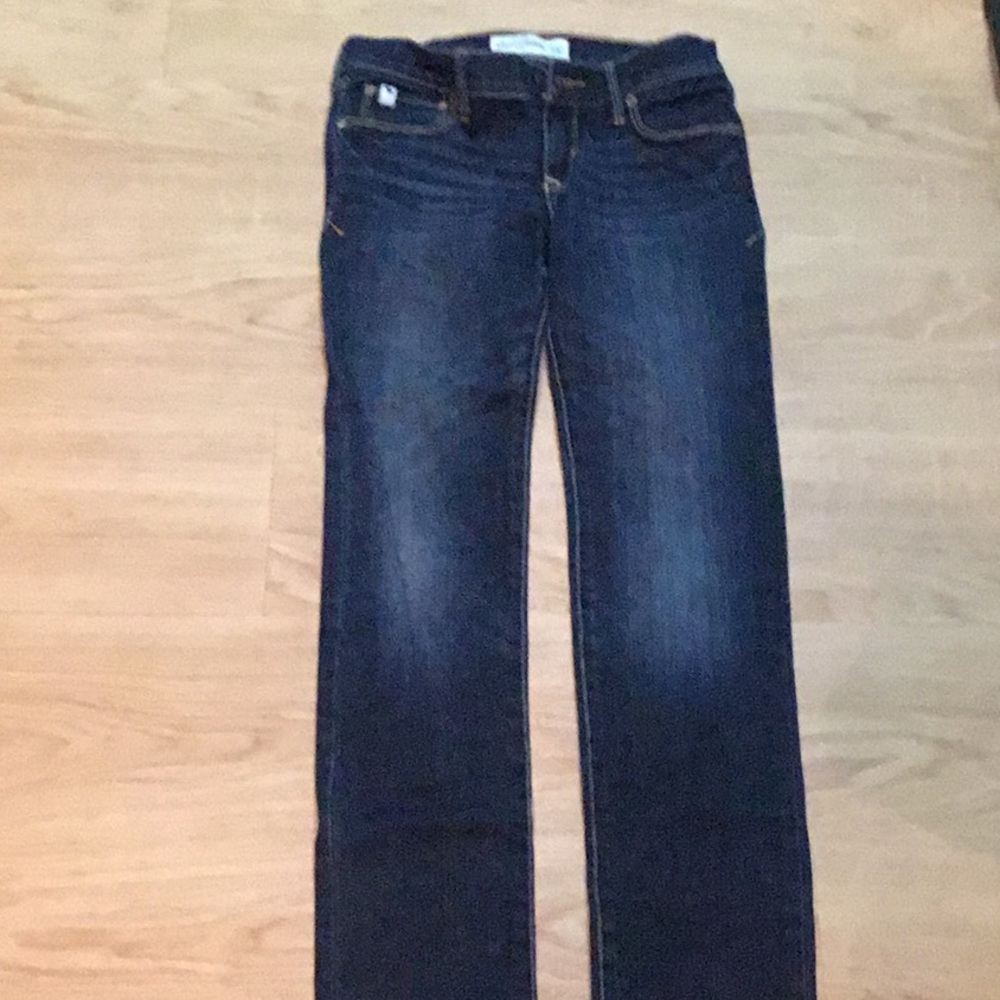 Dark blue jeans